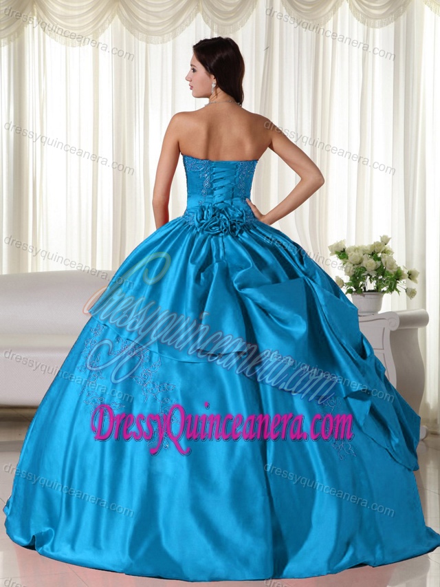 Sweetheart Aqua Blue Lace-up 2013 Impressive Sweet 15 Dress under 250