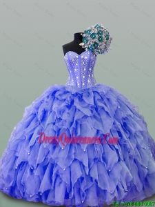 2016 Summer Beautiful Quinceanera Dresses with Beading and Ruffles