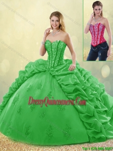 Elegant Spring Sweet 16 Dresses with Beading and Appliques