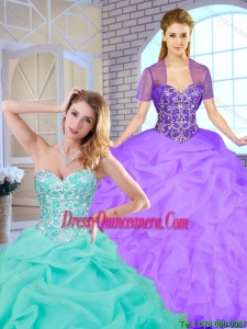 New Arrivals 2016 Sweetheart Fabulous Quinceanera Gowns with Beading for 2016