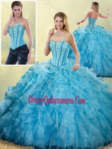 Best Sweetheart Ball Gown Detachable Quinceanera Skirts with Beading