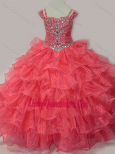 Perfect Sweetheart Beaded Mini Quinceanera Dress with Spaghetti Straps ...