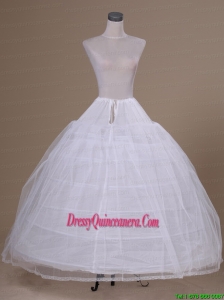 White Tulle Floor Length Petticoat