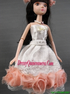 The Most Amazing WhiteTulle Party Dress with Made to Fit the Barbie Doll