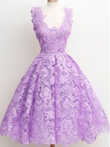 Lavender Court Dresses for Sweet 16 Prom and Party and Wedding Party with Lace Straps Sleeveless Zipper