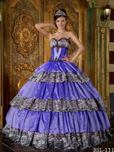 Sweetheart Affordable Ball Gown Quinceanera Dress with Ruffles